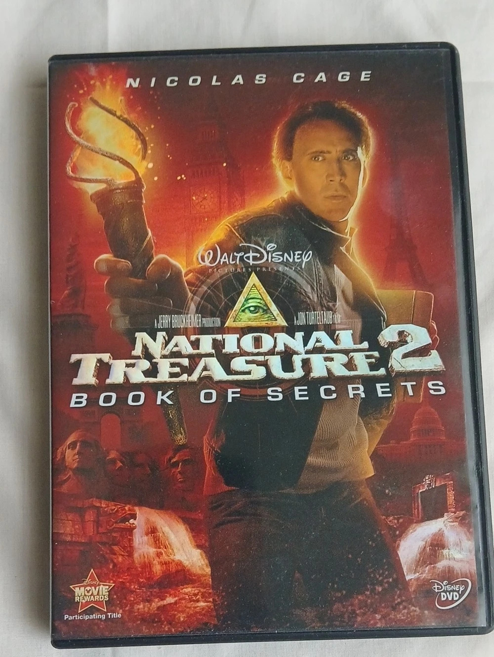 Disney National Treasure 2: Book of Secrets DVD Movie Like New